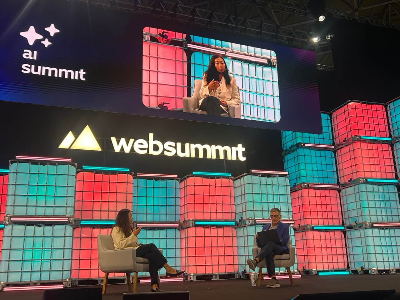 Cathy Li fala sobre IA e envelhecimento populacional durante o Web Summit Rio 2026
