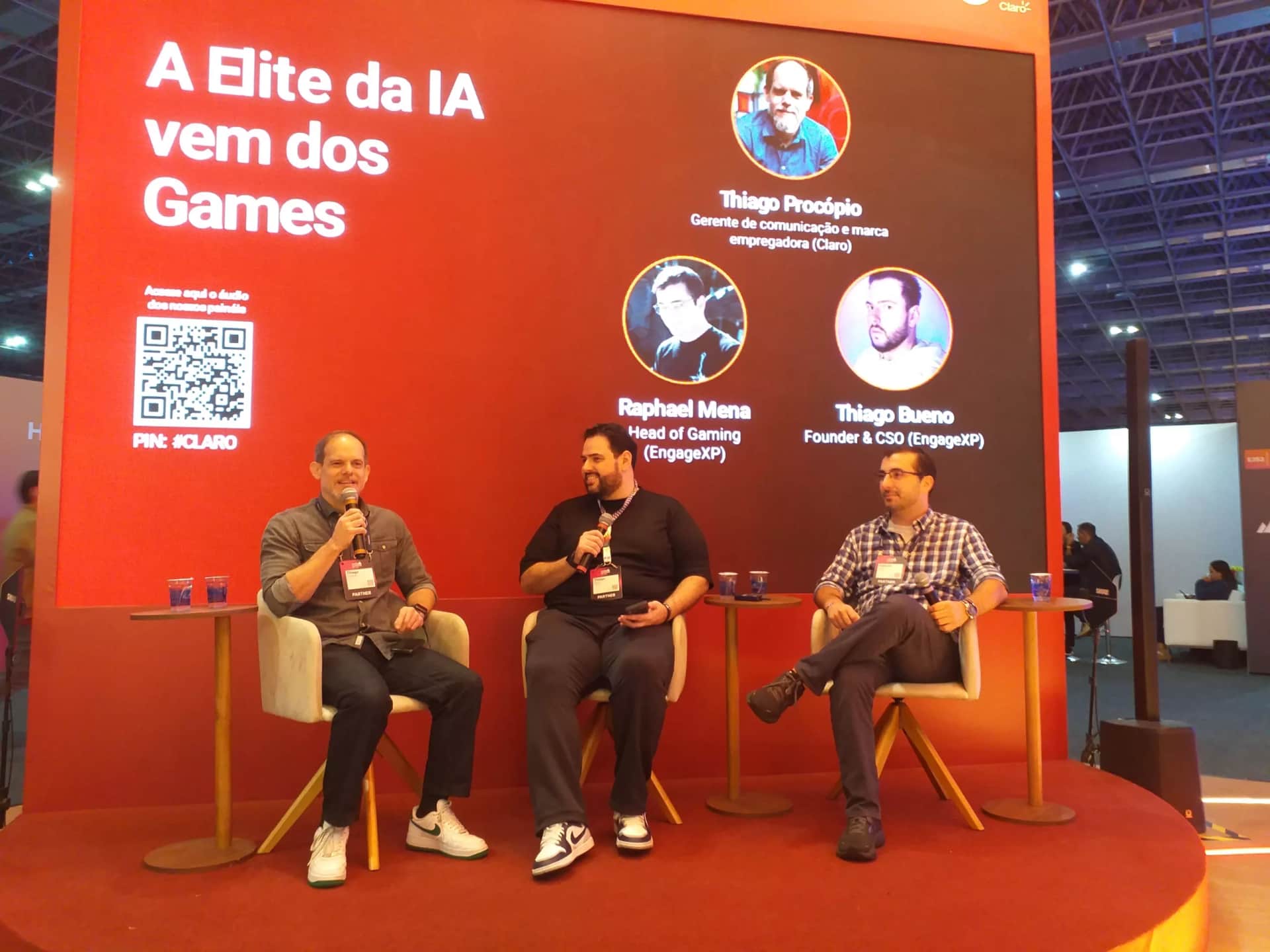 Painel sobre games e ia no web summit rio 2026