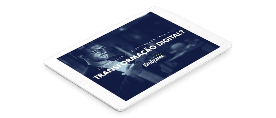 Imagem da capa do e-book Transformação Digital?