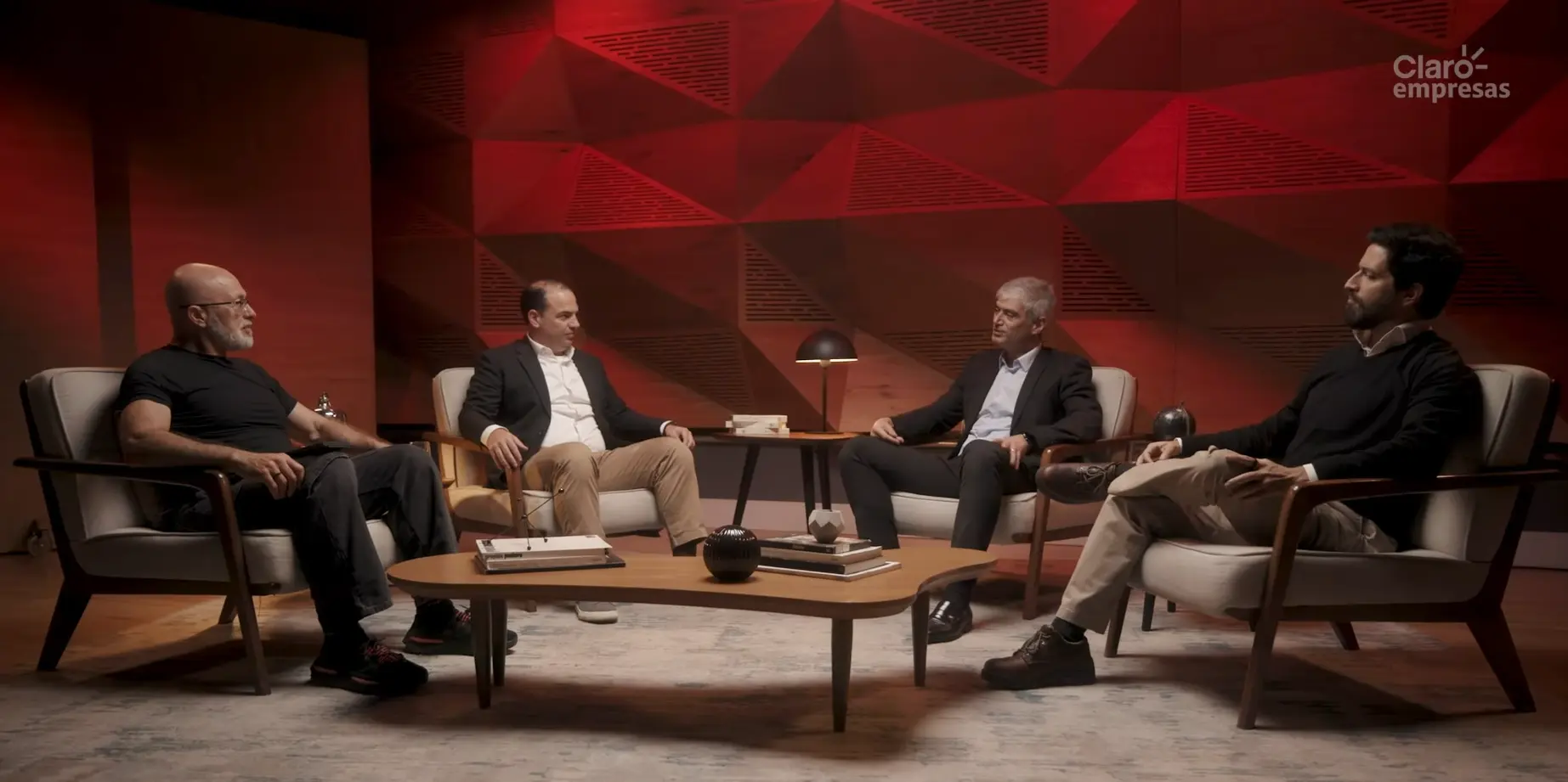 Da esquerda para a direita: Silvio Meira, Rony Vainzof, Mario Rachid e Ronaldo Lemos