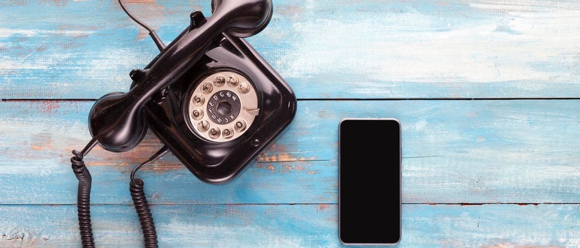 O telefone ontem hoje e amanhã