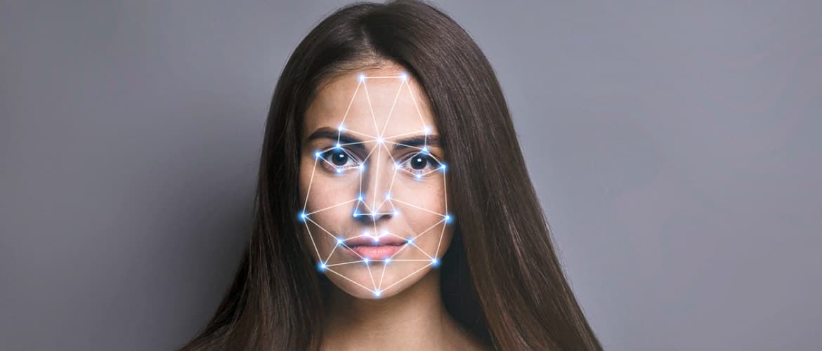 imagem de mulher com varredura tecnologica do rosto_deepfake