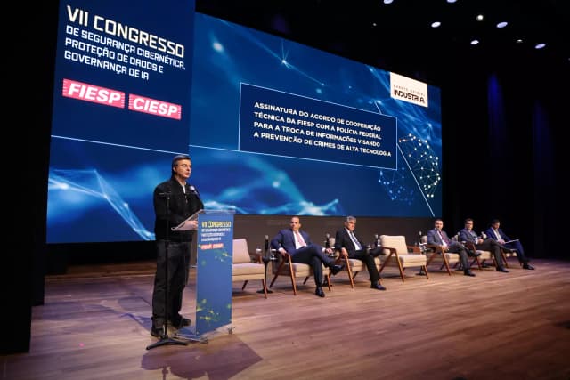 Assinatura do Acordo de Cooperação Técnica da Fiesp com a PF. cibercrime