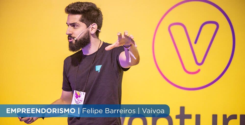 Felipe Barreiros, da Vaivoa, fala sobre como é empreender no Brasil na Amcham Talks 2019