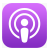 ouça no podcast para IoS