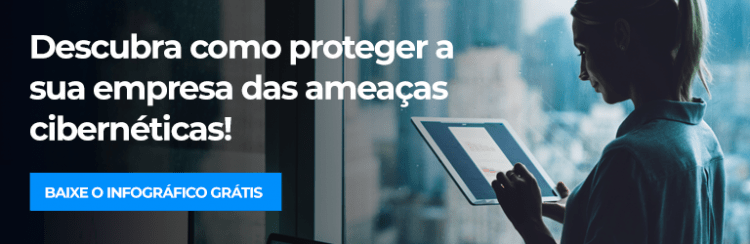 banner pequeno plano de conscientização de segurança embratel